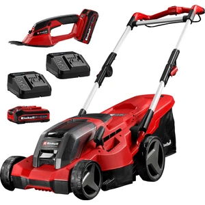 GE-CM 36/37 Li Akülü Çim Biçme Makinesi + GE-CG 18/1 Li Power X-Change Akülü Çit Budama (18V, 37 cm kesme genişliği, 2x 3,0 Ah akü ve 2x şarj cihazı dahildir) - 3413173