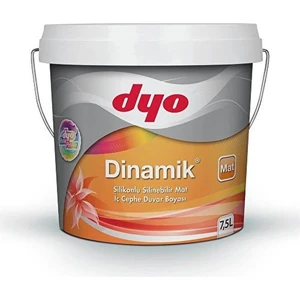7,5lt Dinamik Mat Silikonlu Silinebilir Iç Cephe Duvar Boyası (6122)