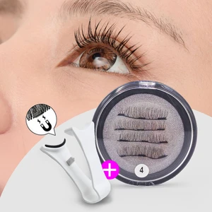 Doğal Görünümlü Manyetik Mıknatıslı Tam Boy Takma Kirpik & Klips Makası- No:4