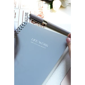 Victoria's Journals Sylcon Spiralli Defter Life&work . PP.100 Gr. Ivory,a5 Siyah
