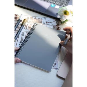 Sylcon Spiralli Defter To-Do . PP.100 Gr. Ivory,a5 Siyah