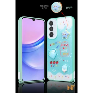 Samsung Galaxy A34 Uyumlu Kabartmalı Figürlü Trend Simli Şık Kapak Kılıf