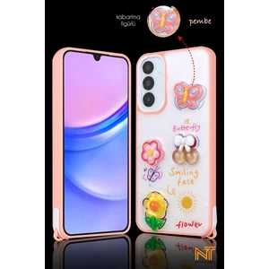 Samsung Galaxy A34 Uyumlu Kabartmalı Figürlü Trend Simli Şık Kapak Kılıf