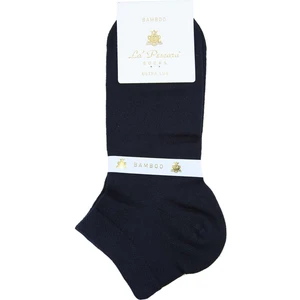 Lacivert Düz Ultra Lüks Bambu Tekli Yarım Erkek Çorap CRP342