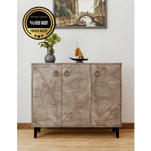 DF08102GD MDF Ayakkabılık Antre Hol Çok Amaçlı Dolap Ayakkabı Dolabı