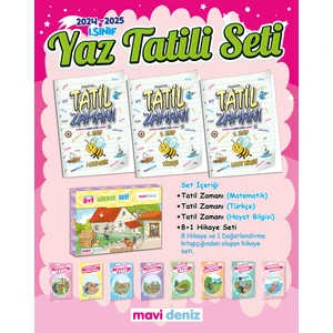 Mavideniz 1. Sınıf Yaz Tatil Kitabı Seti