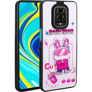 Xiaomi Redmi Note 9 Pro Uyumlu Ikonik Figürlü Kabartmalı Parlayan Kapak Kılıf