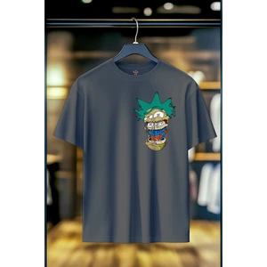 Rick And Morty %100 Pamuk Premium Kalite Sırt Baskılı T-Shirt
