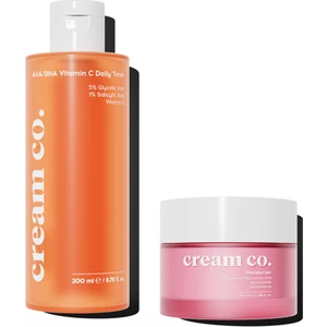 Cream Co. Akne Aydınlatıcı Nemlendirici İkili
