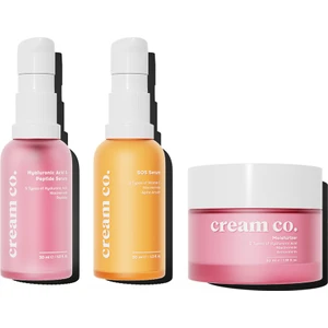 Cream Co. Dolgunlaştırıcı Canlandırıcı Leke Karşıtı Yenileyici Nemlendirici Aydınlatıcı Bakım Seti