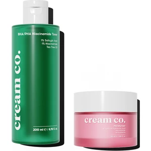 Cream Co. Arındırıcı Aydınlatıcı Akne Karşıtı Matlaştırıcı Nemlendirici İkili