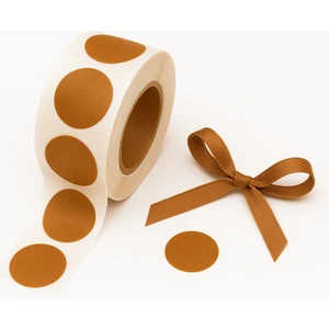 Repro Design Renkli 3  cm Kraft Yapışkanlı Nokta Etiket 20 Adet