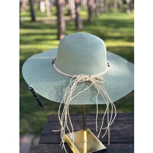Kadın Hasır Şapka - Yazlık, Doğal, Deniz ve Plaj Tarzı Şapka