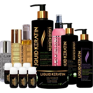 Liquid Keratin Ekstra Mega Full Düzleştirici Keratin Bakım Seti