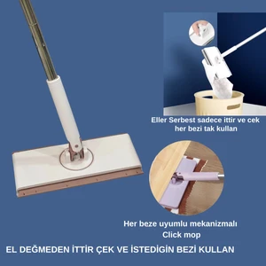 Mucit Home Click Mop – Her Beze ve 4xl Islak Mendile Uyumlu