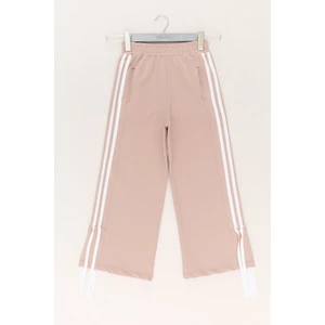 Yanı Şeritli Kurdeleli Kız Çocuk Pantolon