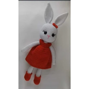 Amigurimi Sevimli Tavşan Kız 1 Adet