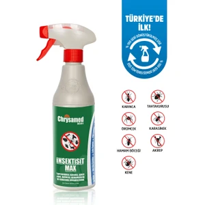 Max 500  ml Böcek Haşere  Tahtakurusu, Karınca, Akrep, Kene, Örümcek, Hamamböceği, Karasinek