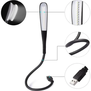 PM-24561 14 Ledli Siyah Esnek USB LED Lamba