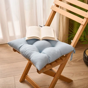 Soft Carre Sandalye Minderi - Mavi - 40X40 cm