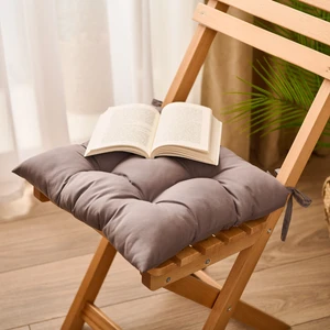 Soft Carre Sandalye Minderi - Gri - 40X40 cm