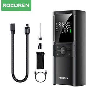 150PSI Dijital Ekranlı Şarjlı Taşınabilir Lastik Şişirme Pompası Araç Motosiklet Bisiklet Top Uyumlu