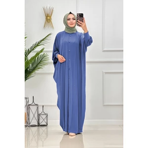 Yarasa Kol Düğmeli Ferace