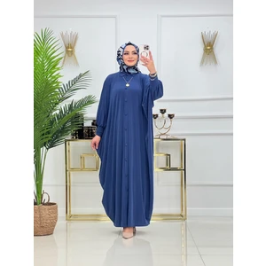 Yarasa Kol Düğmeli Ferace