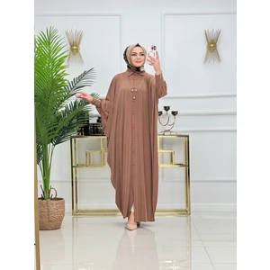 Yarasa Kol Düğmeli Ferace