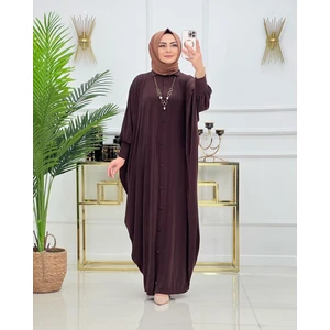 Yarasa Kol Düğmeli Ferace