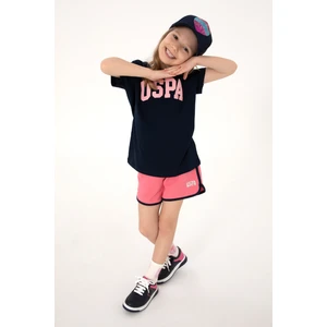 U.s. Polo Assn. Kız Çocuk Koyu Pembe Şort (Örme) 50306297-VR167