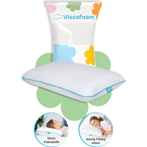 Xl Büyük Lüks Boyun Destekli Ortopedik Yastık Visco Yastık - 70x40x12cm