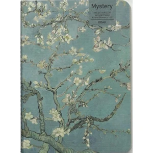777-281 Mystery A6  Iplik Dikişli Çizgisiz Defter 56 Yp