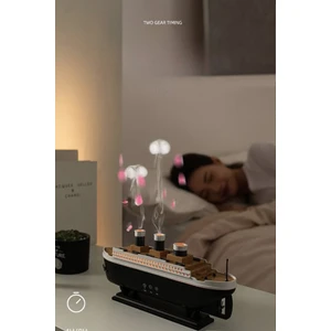 Büyük Gemi Titanic Görünümlü Premium Hava Nemlendirici Ultrasonik Ortam Oda Nemlendirici