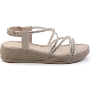 Bej  Kadın Sandalet K05823022909