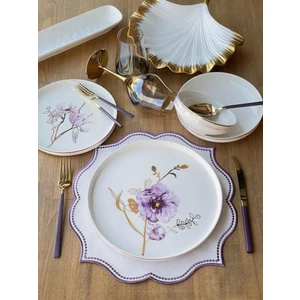 Yemek Takımı Modern Violet 24 Parça 6 Kişilik