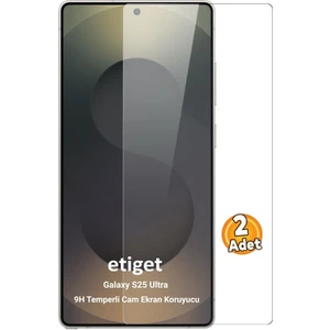 Samsung Galaxy S25 Ultra Temperli 9H Cam Ekran Koruyucu (2 ADET)
