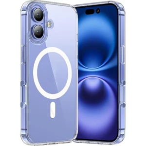 iPhone 16 Plus Uyumlu Kılıf M-Safe Kablosuz Şarj Özellikli Mpl Sert Mika Şeffaf