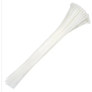 Kablo Bağı- Plastik Kelepçe - 3,6x 200 mm - Cırt Kelepçe Beyaz 100’LÜ Paket