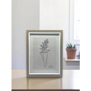Ciho 15×20 cm Camlı Ahşap Dekoratif Kontrast Beyaz Detaylı Fotoğraf / Anı Çerçevesi