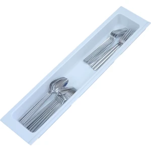 Mutfak Çekmece Içi Kaşıklık Tek Bölmeli Modül 11cmx 48cm Beyaz