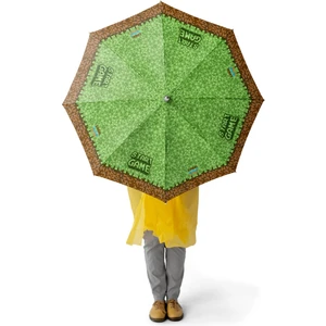 Coral High Kids Yeşil Kahverengi High Craft Desenli Çocuk Şemsiyesi 12676