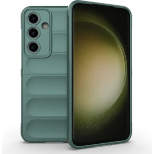 Galaxy S24 FE Kılıf Rahat Tutulabilir Yapılı İçi Kadife Kaplamalı Etnik Premium TPU Silikon Kapak
