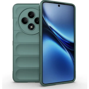 Oppo Reno 11FS Kılıf Rahat Tutulabilir Yapılı İçi Kadife Kaplamalı Etnik Premium TPU Silikon Kapak