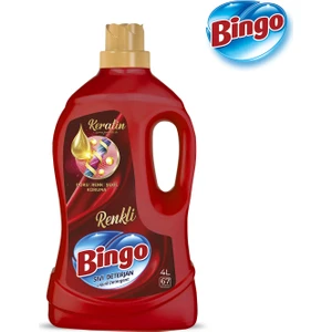 Renkli Sıvı Bakım Çamaşır Deterjanı 4 lt 2'li