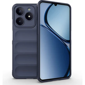 Realme C61 Kılıf Rahat Tutulabilir Yapılı İçi Kadife Kaplamalı Etnik Premium TPU Silikon Kapak
