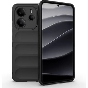 Xiaomi Redmi Note 14 4G Kılıf Rahat Tutulabilir Yapılı İçi Kadife Kaplamalı Etnik Premium TPU Silikon Kapak