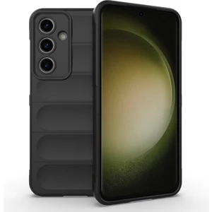 Galaxy S24 FE Kılıf Rahat Tutulabilir Yapılı İçi Kadife Kaplamalı Etnik Premium TPU Silikon Kapak