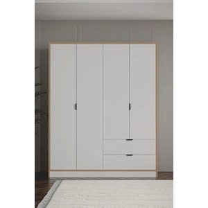 Arden 4 Kapaklı 2 Çekmeceli Dolap