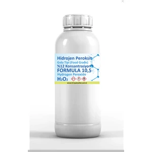 Gıda Tipi Hidrojen Peroksit %12 Konsantrasyon 100 ml (Food Grade)